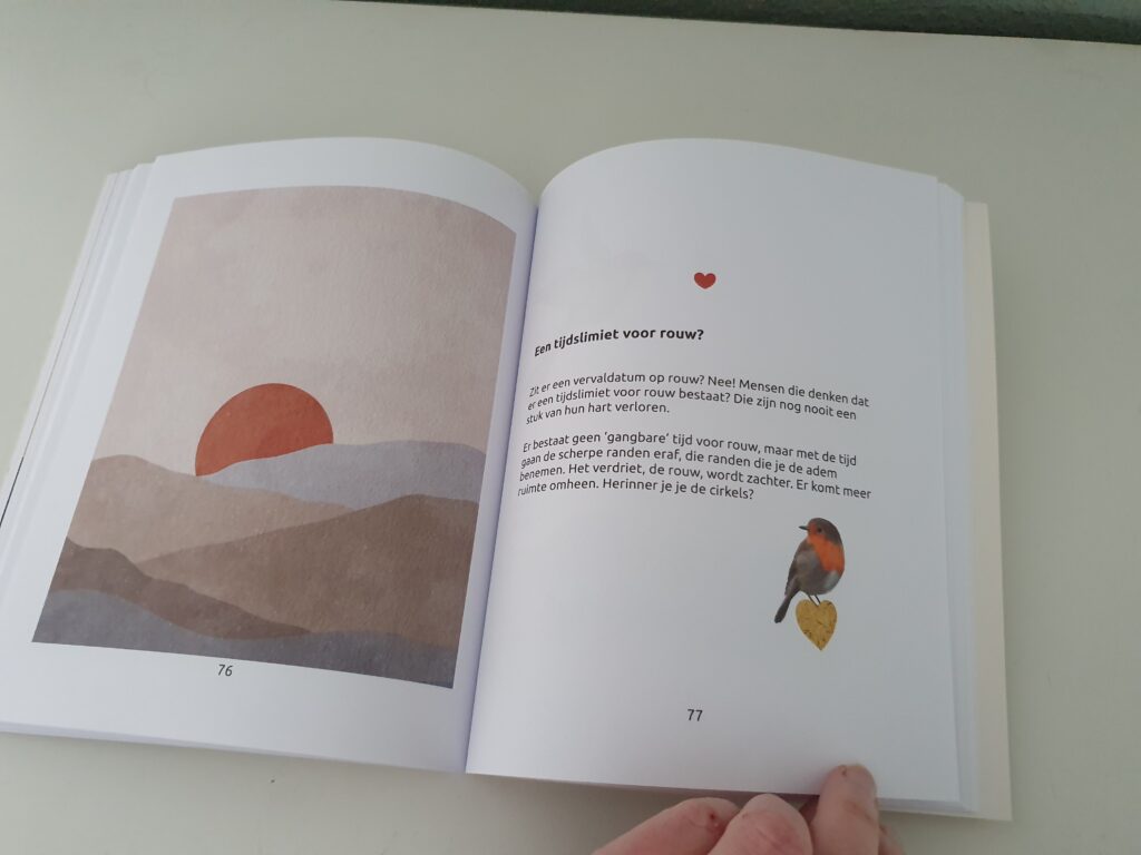 Binnenkant boek Ik rouw van je