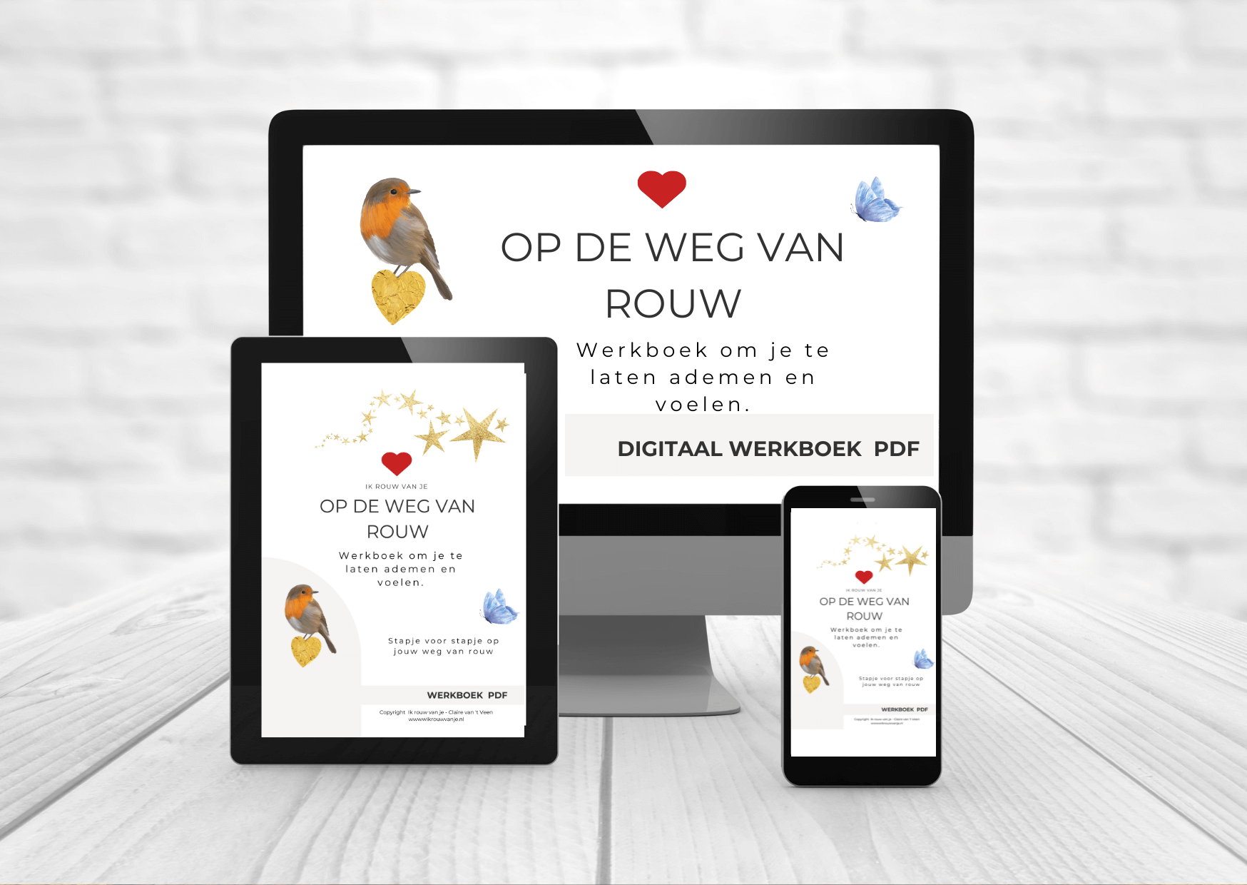 Digitaal werkboek - Op de weg van rouw