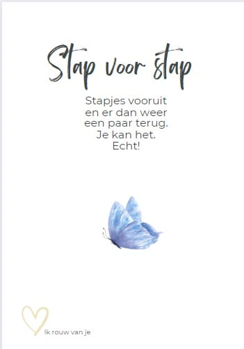 Kaart Ik rouw van je