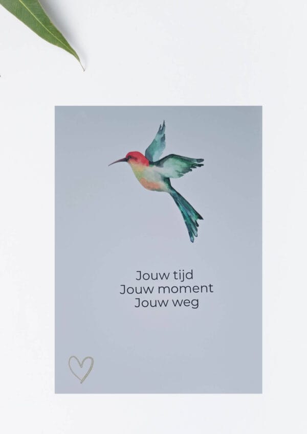 Ik rouw van je grote kaart A5